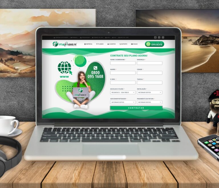 ITAFIBER - Alta Tecnologia ao Seu Alcance (Website)